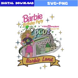 barbie birthday party svg, barbie land svg, disney svg, barbie princess svg, princess svg, barbie svg, cartoon svg