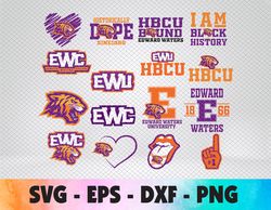 edward waters university artwork hbcu collection, svg, png, eps, dxf