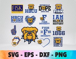 fisk university artwork hbcu collection, svg, png, eps, dxf