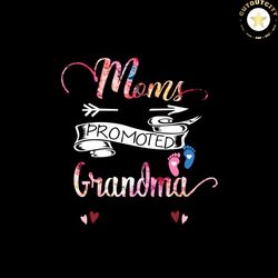 moms promoted grandma white arrow svg png