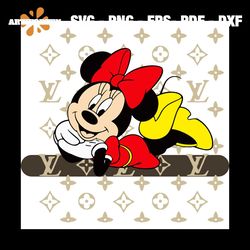 louis vuitton disney minnie mouse svg, trending svg, minnie mouse svg, louis vuitton logo svg, lv svg, louis vuitton svg