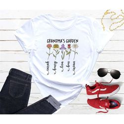 personalized nana shirt, custom grandma shirt, grandkids names nana shirt, memaw shirt, grannie shirt, mimi shirt, gigi