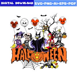 halloween mickey mouse svg, mickey and friends svg, mickey svg, halloween svg, disney svg, png eps digital file