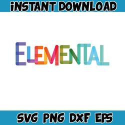 elemental clipart set svg, elemental svg cut files for cricut, silhouette, svg, elemental svg, instant download