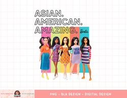 barbie - asian. american. amazing. png, sublimation copy