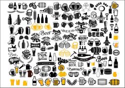beer svg, beer bundle svg, beer clipart, beer cut files for cricut, beer quotes svg, beer mugs svg 250 /