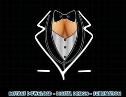 funny ladies cleavage tuxedo party mardi gras tailgate png, sublimation copy