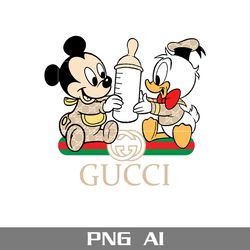 gucci x mickey and daisy png, gucci logo png, gucci brand png, disney gucci png, ai digital file