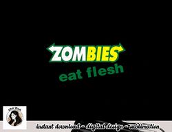 funny zombies eat flesh scary food halloween costume t shirt copy