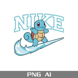 squirtle nike png, nike logo png, squirtle png, pokemon nike logo png, ai digital file