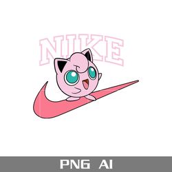 jigglypuff nike png, nike logo png, jigglypuff png, pokemon nike logo png, ai digital file