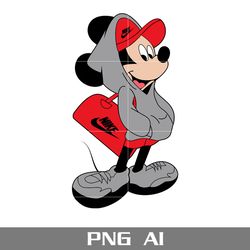 nike with mickey png, disney nike png, nike logo png, mickey mouse png, ai digital file