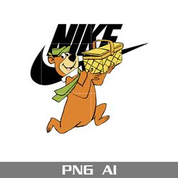 yogi bear nike png, nike logo png, yogi bear png, ai digital file
