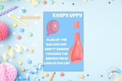 keppy uppy bluey theme birthday party favor