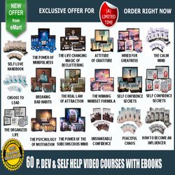 100 self help hq videos for social media plr with resell rights!