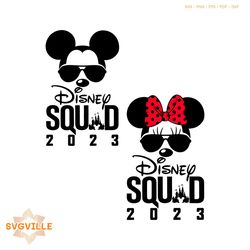 disney squad svg disney sunglasses squad 2023 svg digital files