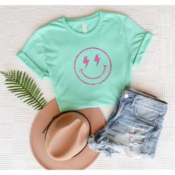 smiley face shirt, smiley face t-shirt, smile shirt, women's shirt, shirts for women,happy face shirt