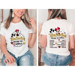 drinking around the world shirt, epcot drink shirt, disney family tee, disney vacation shirt, disney matching shirt, dis