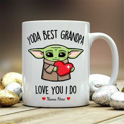 grandpa gifts, yoda best grandpa, funny gift grandpa, grandpa mug, grandpa coffee mug, grandpa gift idea, grandpa gift,
