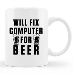 computer repair mug, computer repair gift, tech support, repair shop mug, computer gift, computer geek gift, computer mu