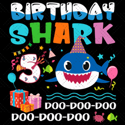 birthday shark 5 years old svg, birthday svg, baby