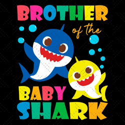 brother of the baby shark svg, trending svg, baby