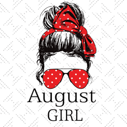 august girl red bandana sunglass face girls birthd