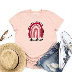 mama rainbow shirt, shirt for mom, mom life shirt, mothers day shirt, mothers day shirt, mom shirt, mama shirt