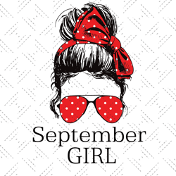 september girl red bandana sunglass face girls bir