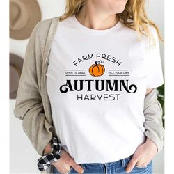 farm fresh pumpkin sweatshirt, pumpkin sweatshirt, womens fall shirt, fall sweatshirt, fall crewneck, fall sweater, pump
