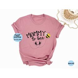 mommy to bee shirt, baby announcement tee, mother's day tee, pregnancy tee, mommy and baby shirt, custom family matching