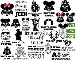 star wars svg bundle, star wars svg, yoda svg, star wars characters svg, darth vader svg,