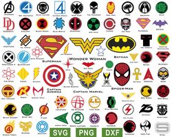 superhero logo svg, superhero svg, avengers svg bundle, avengers svg, marvel svg, superhero cricut