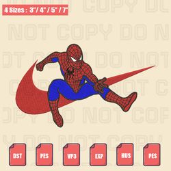 spiderman x nike embroidery designs , marvel embroidery file , file for embroidery machine