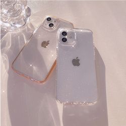 fashion luxury plating glitter lens protection phone case for iphone 14 12 13 pro max plus