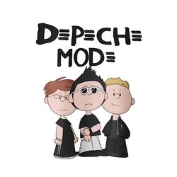 vintage style depeche mode band png silhouette download