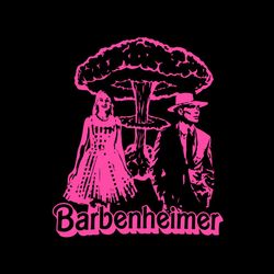 barbie and oppenheimer movie svg cutting digital file