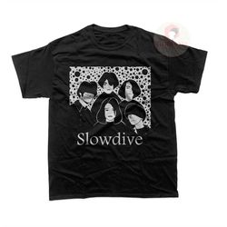 slowdive unisex t-shirt - music band graphic tee - souvlaki tour - british band poster - printed music merch