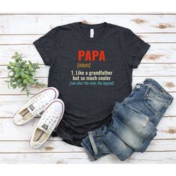 Papa Dictionary Description Shirt, Father's Day Shirt, Dada Shirt, Dad Shirt, Daddy Shirt, Father's Day, Husband Gift, F