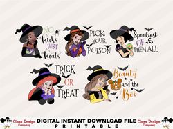 bundle halloween princess svg, spooky vibes svg, b