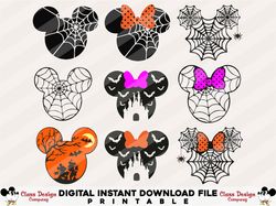 halloween svg bundle, mouse head svg, halloween su