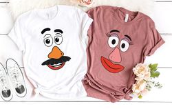 mr potato head comfort colors shirt, toy story shirt, disney couple shirt, mrs potato head shirt, disneyland shirt, disn