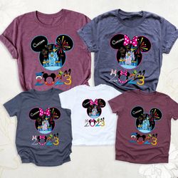 personalized disney family 2023 comfort colors shirt, disney custom shirt, disney vacation shirt, disneyworld shirt, dis