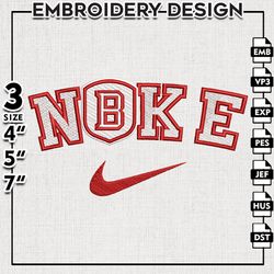 nike bradley braves embroidery designs, ncaa embroidery files, bradley braves machine embroidery files