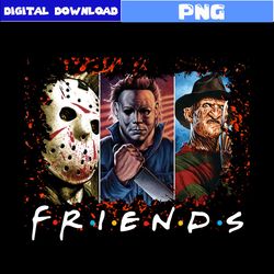 michael myers png,  freddy krueger png, jason voorhees png, horror character png, halloween png
