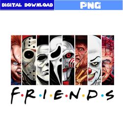 horror friends png, horror png,michael myers png, pennywise png, jason voorhees png, horror character png, halloween png