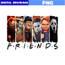 horror friends png, horror characters friends png, horror movies png, horror character png, halloween png, png file