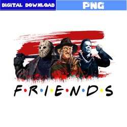 horror friends png, michael myers png, freddy krueger png, jason voorhees png, horror character png, halloween png