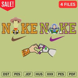 nike woody and nike buzz embroidery design - dst pes jef