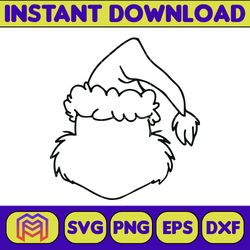 the grinch grinch christmas svg  grinch clipart files  files for cricut & silhouette digital file